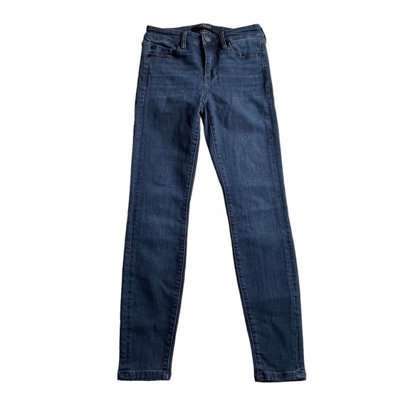 Liverpool Ankle Skinny Jegging Jeans Denim Dark Blue Size 2 26L Stretch mid rise - Picture 1 of 9